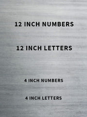 Reporting Marks (Diecut) - Letters & Numbers