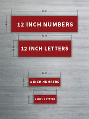 Reporting Marks - Letters & Numbers
