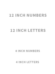Reporting Marks (Diecut) - Letters & Numbers