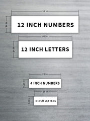 Reporting Marks - Letters & Numbers
