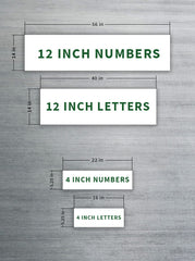 Reporting Marks - Letters & Numbers