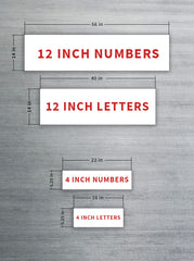 Reporting Marks - Letters & Numbers
