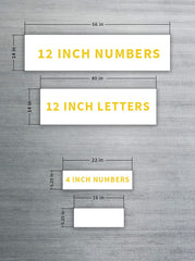 Reporting Marks - Letters & Numbers