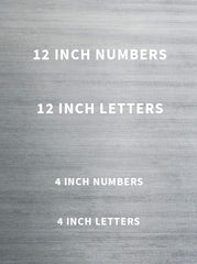 Reporting Marks (Diecut) - Letters & Numbers