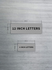 Reporting Marks - Letters Only