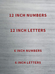 Reporting Marks (Diecut) - Letters & Numbers