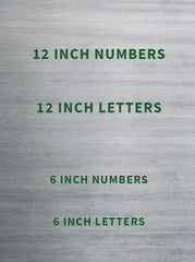 Reporting Marks (Diecut) - Letters & Numbers