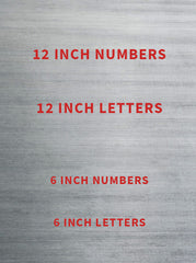 Reporting Marks (Diecut) - Letters & Numbers