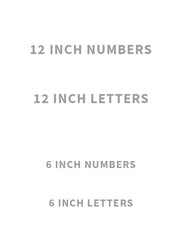 Reporting Marks (Diecut) - Letters & Numbers