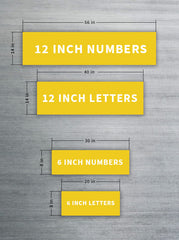 Reporting Marks - Letters & Numbers