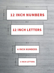 Reporting Marks - Letters & Numbers