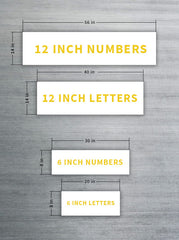 Reporting Marks - Letters & Numbers