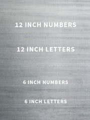 Reporting Marks (Diecut) - Letters & Numbers