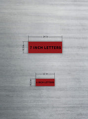 Reporting Marks - Letters Only