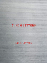 Reporting Marks (Diecut) - Letters Only