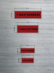 Reporting Marks - Letters & Numbers