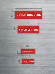 Reporting Marks - Letters & Numbers