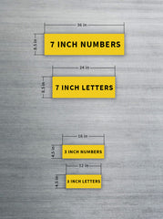 Reporting Marks - Letters & Numbers