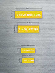 Reporting Marks - Letters & Numbers
