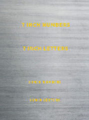Reporting Marks (Diecut) - Letters & Numbers