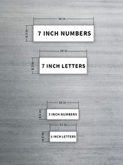 Reporting Marks - Letters & Numbers