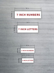 Reporting Marks - Letters & Numbers