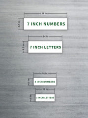 Reporting Marks - Letters & Numbers