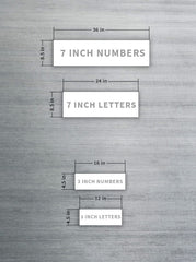 Reporting Marks - Letters & Numbers