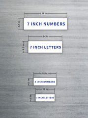 Reporting Marks - Letters & Numbers