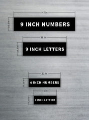 Reporting Marks - Letters & Numbers