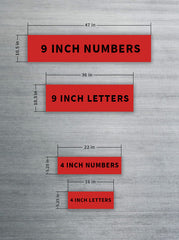 Reporting Marks - Letters & Numbers