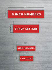 Reporting Marks - Letters & Numbers
