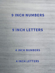 Reporting Marks (Diecut) - Letters & Numbers