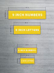 Reporting Marks - Letters & Numbers
