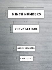 Reporting Marks - Letters & Numbers