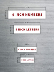 Reporting Marks - Letters & Numbers