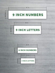 Reporting Marks - Letters & Numbers