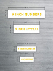Reporting Marks - Letters & Numbers