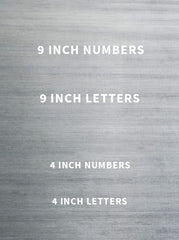 Reporting Marks (Diecut) - Letters & Numbers