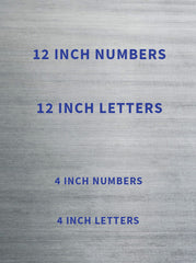 Reporting Marks (Diecut) - Letters & Numbers
