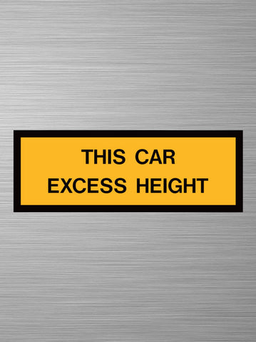 This Car Excess Height