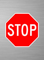 aluminum stop sign safety
